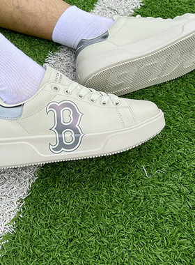 MLB运动鞋男女同款复古时尚厚底增高耐磨低帮休闲鞋板鞋3ASXCCB3N