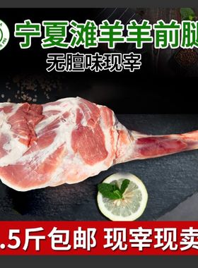 羊肉新鲜现杀羊腿宁夏盐池琵琶腿