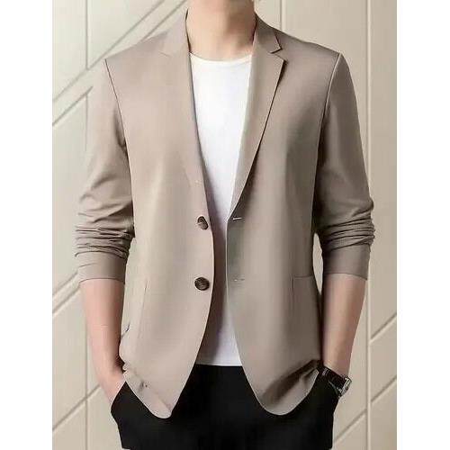 D 23630 Men Summer Blazer Icy Silk Lightweight西装外套