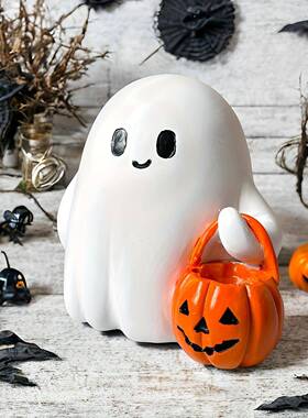 3D Physical Ghost Bubble Bath Lamp Halloween Ghost Night