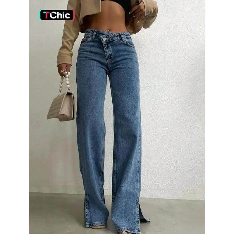 I 35574 Women All Seasons Wear Jeans宽松休闲牛仔裤