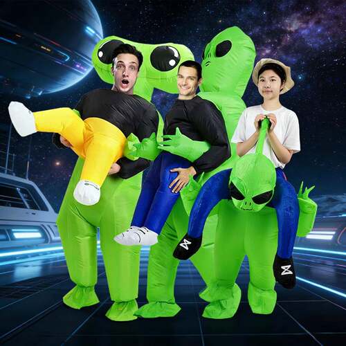Inflatable Alien Carry-On Ghost Costume, Party