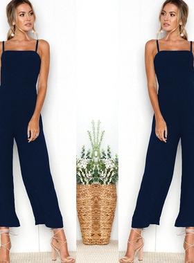 Women'sSleevelessJumpsuitHeart