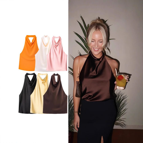 SummerCropTopsWomanSleeveless