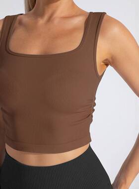 Solid Color Racer Back Tank Top Casual Comfortable