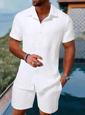 Casual Two-Piece Set Comfortable Polyester Blend Fabric