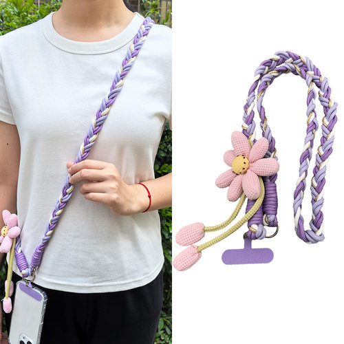 Floral2-in-1PhoneLanyard&Cross