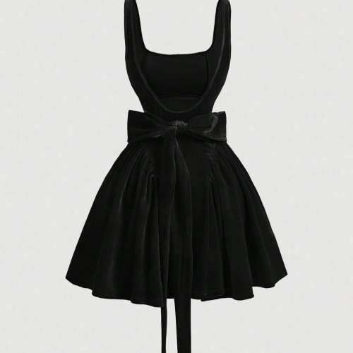 Women'sCasualSolidColorDress