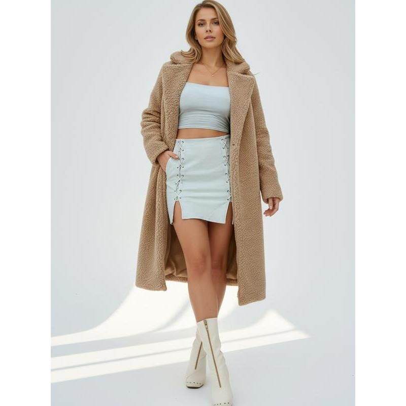 R 38218 Women Daily Wear Coat Elegant Fall Winter优雅外套