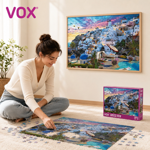 VOX成人拼图玩具1000片拼图玩具 希腊爱琴海 VE1000-11