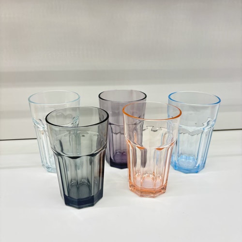 玻璃水杯简约时尚好看的喝水杯