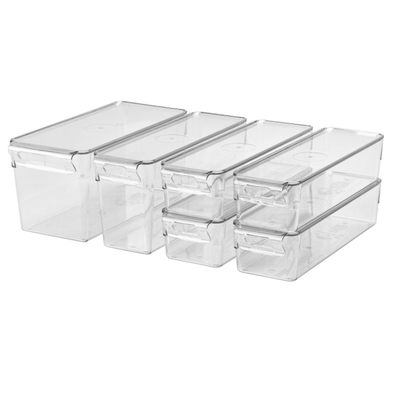 IKEA/宜家 克里卡克 冰箱收纳盒食品级PET水果蔬菜冷藏保鲜盒整理