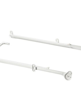 IKEA/宜家 耶勒帕储物篮拉出式挂杆白色40/55厘米拉篮轨道滑轨
