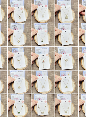 雅施丽芙银饰通体S925纯银和田玉玉髓时尚锁骨项链女百搭气质轻奢