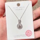 闪亮银饰通体S925纯银微镶莫桑钻 锁骨项链女百搭轻奢25
