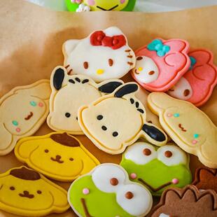 三丽鸥黄油曲奇饼干礼盒甜品零食生日新年节礼盒节日儿童节礼物