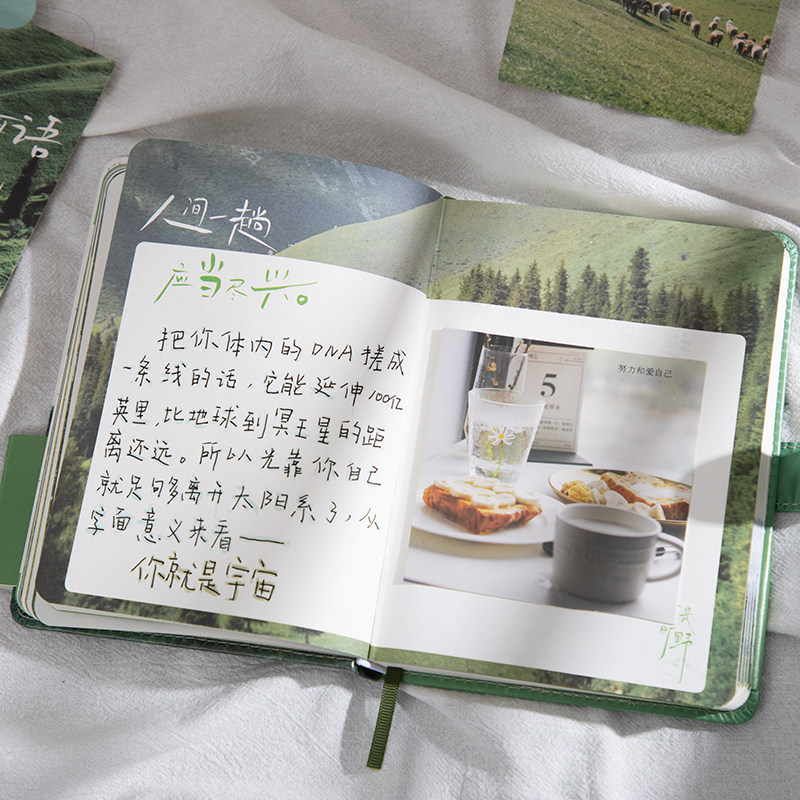 人生是旷野磁扣本日记本