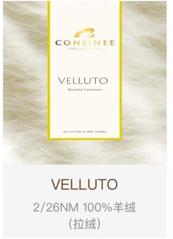 康赛妮VELLUTO羊绒天然温暖更通过独特拉绒工艺赋予纱线奢华质感