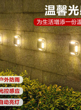 户外地埋灯LED光控感应防雨自动亮灯温馨光感墙角装饰灯