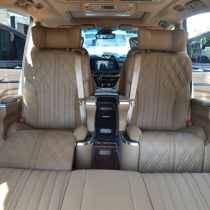 BUICK GL8 MODIFIED CRYSTAL THRONE AIRLINE SEAT GL8ES LUZUN FATHEAD FISH REAR SOFA BED ASSEMBLY