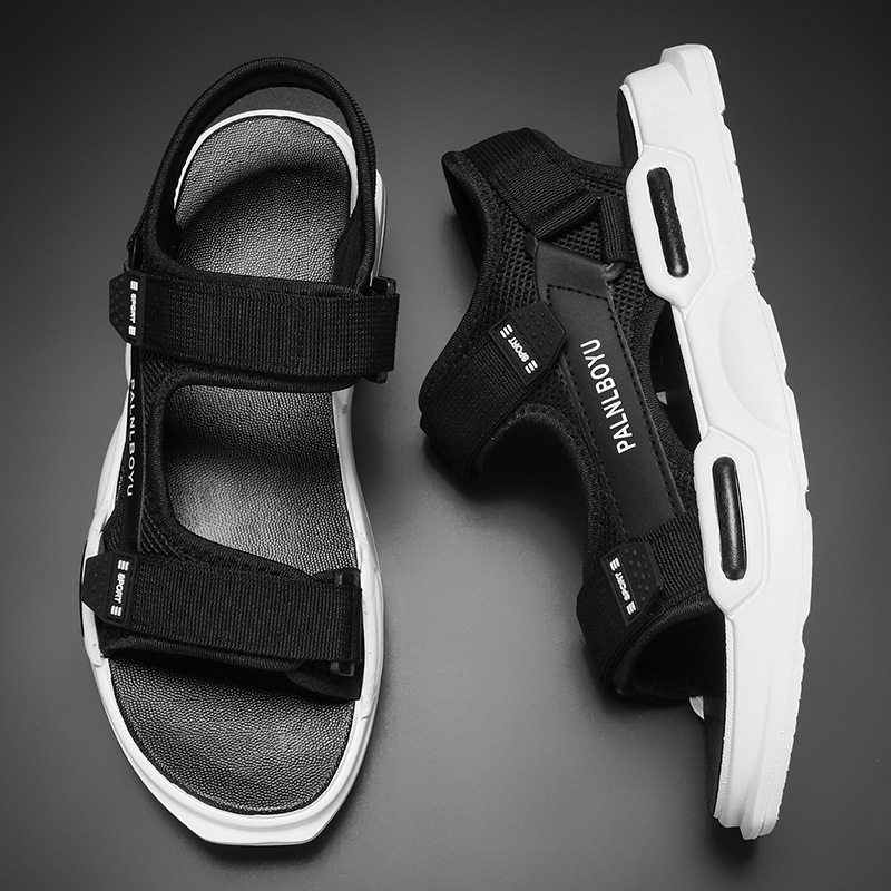 NEW 2024 SUMMER FASHION MENS SANDALS VERSATILE BEACH RETRO TREND SOFT SOLE ANTI SLIP DRIVING SANDALS MEN