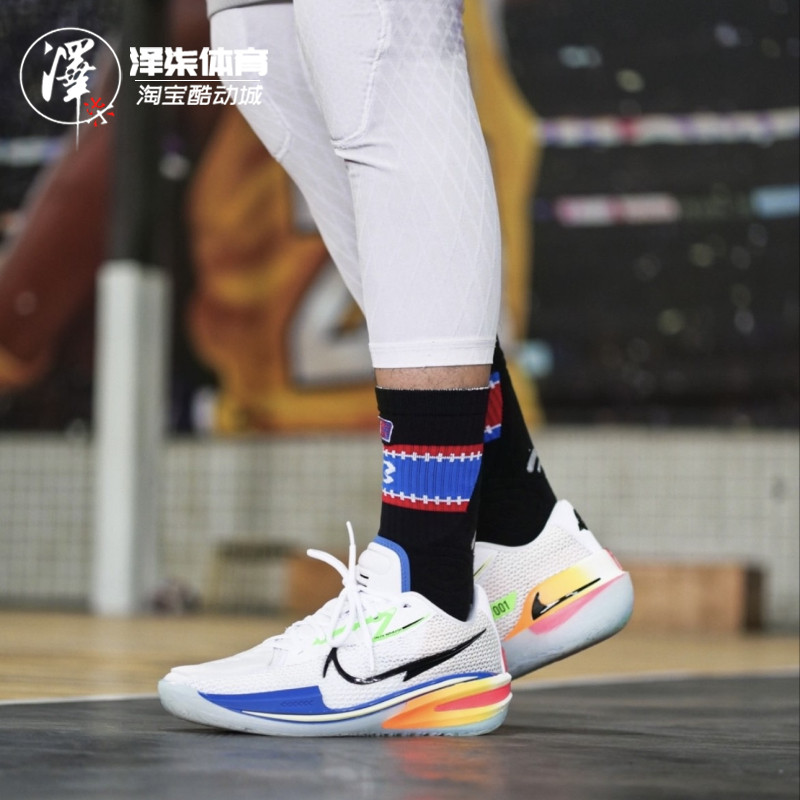 Nike AirZoom GT Cut 1 男款 低帮 实战篮球鞋DX4112-114-黑图片