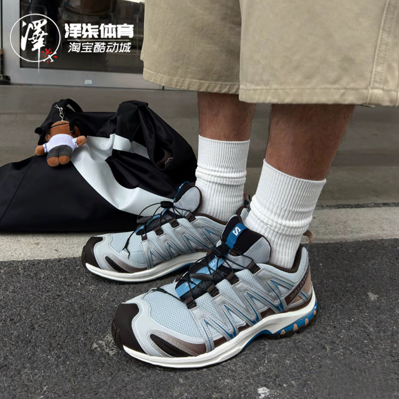 Salomon 萨洛蒙 XA PRO 3D 珍珠灰 蓝灰色 户外运动跑鞋L45473500
