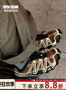 Salomon萨洛蒙Speedcross 3新款美拉德低帮户外跑步鞋477934