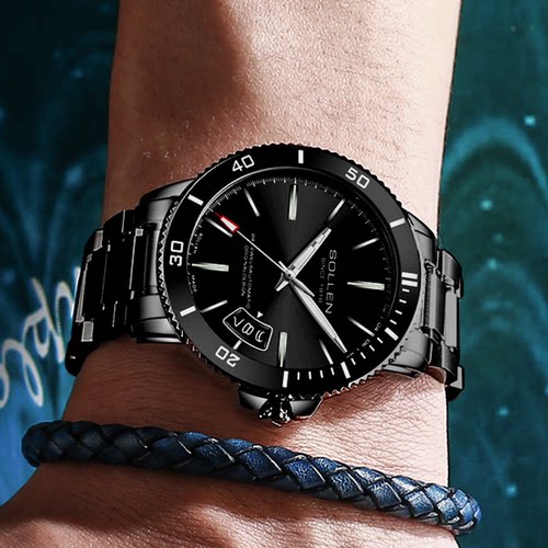 男士夜光全自动机械表时尚男表