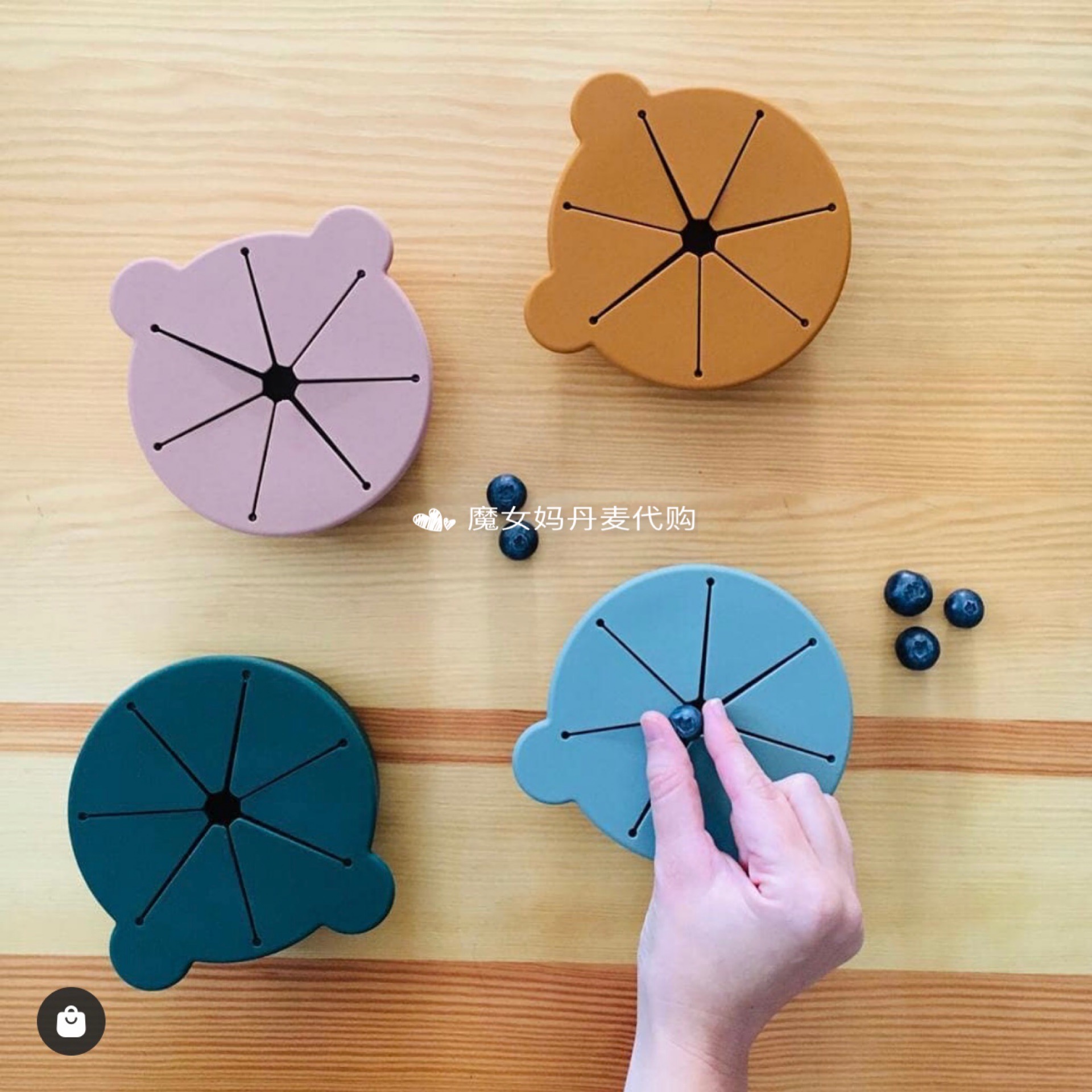 丹麦硅胶零食辅食碗防洒