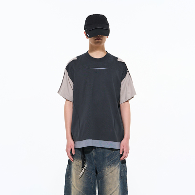 BLINDNOPLAN假两件短袖T恤青春