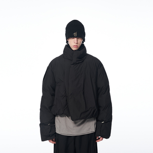 棉服 B7捏褶印花logo短款 潮WOO专属 BLINDNOPLAN