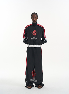 EXITMODE BY BLINDNOPLAN26SS宽松休闲运动印花战马外套