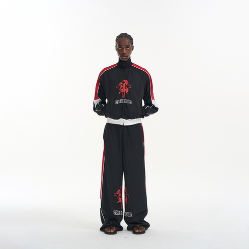 EXITMODE BY BLINDNOPLAN26SS宽松休闲运动印花战马外套