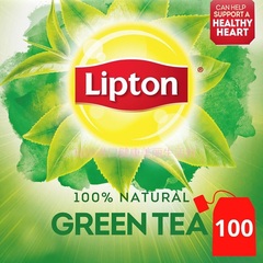 包邮加拿大Lipton立顿GREEN TEA 100%天然绿茶100包200克