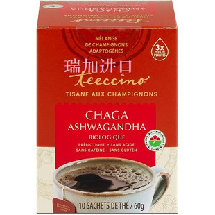 新品包邮加拿大Teeccino蘑菇草本茶60克白桦茸南非醉茄菊粉益生原