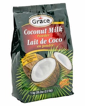 包邮加拿大GRACE coconut milk powder纯天然椰子粉椰奶粉冲饮1kg