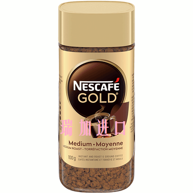 包邮 加拿大Nescafe Gold 雀巢金牌阿拉比卡速溶咖啡100g中度烘焙