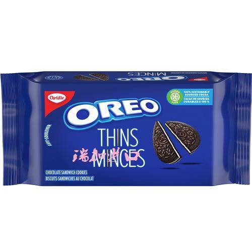 加拿大Christie OREO THINS奥利奥经典巧克力夹心薄脆曲奇261G*3
