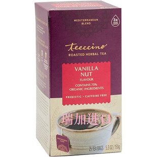 包邮加拿大Teeccino有-机角豆大麦菊粉香草坚果花草茶150克无咖啡
