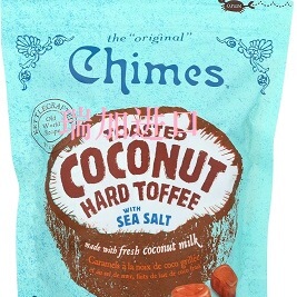 包邮加拿大Chimes Coconut toffee椰子海盐拖肥黄油奶糖100克*3包