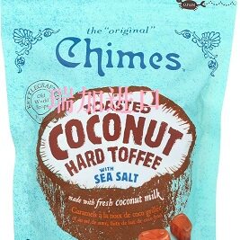 包邮加拿大Chimes Coconut toffee椰子海盐拖肥黄油奶糖100克*3包