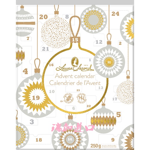 包邮加拿大Laura Secord Advent Calendar日历枫糖太妃软糖250g
