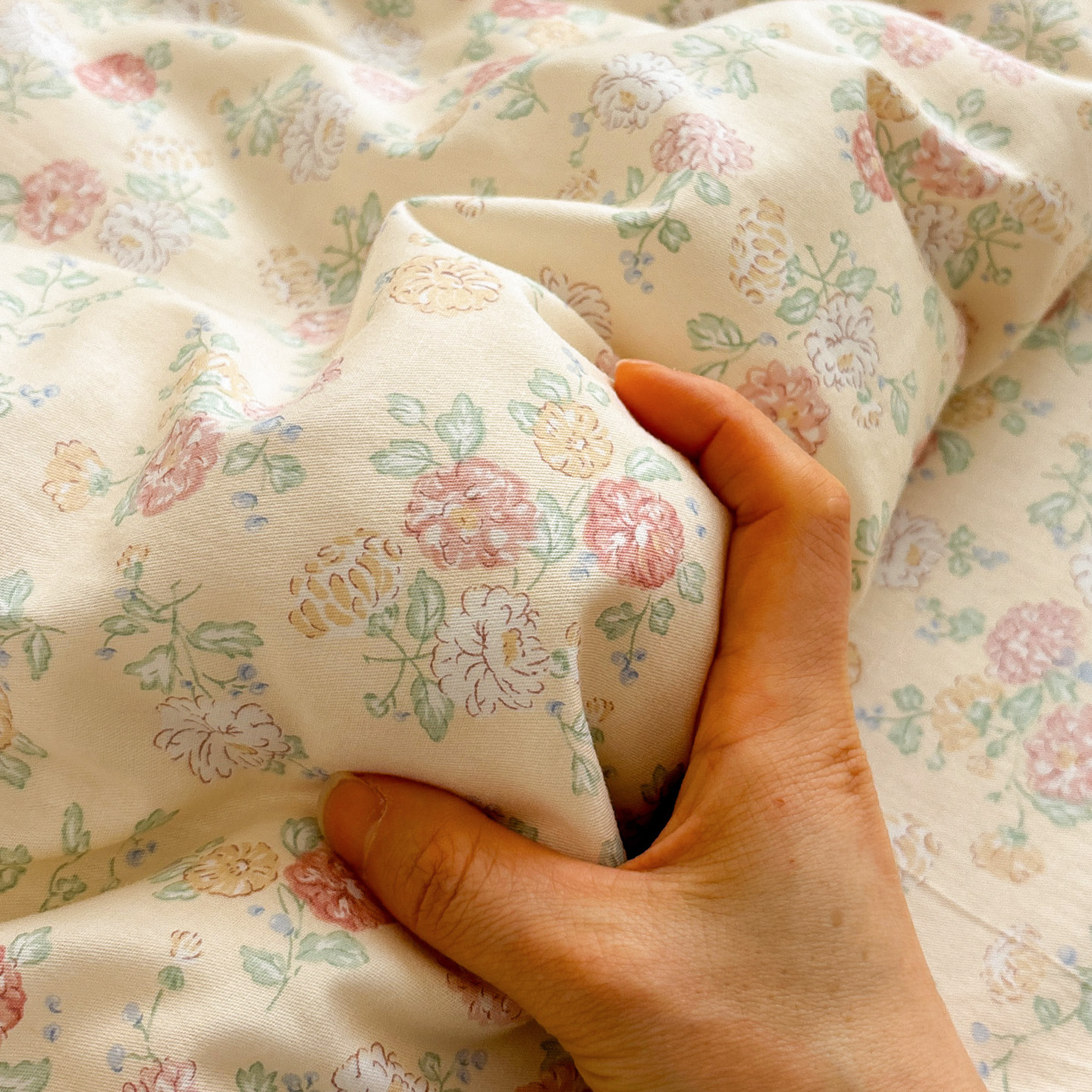 花季小碎花纯棉加厚床单被罩单件100%全棉斜纹被单可配三四件套