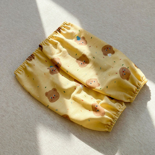 袖 筒办公室羽绒服护袖 套男女款 防脏污袖 头 套袖 双层纱曲奇小熊长款