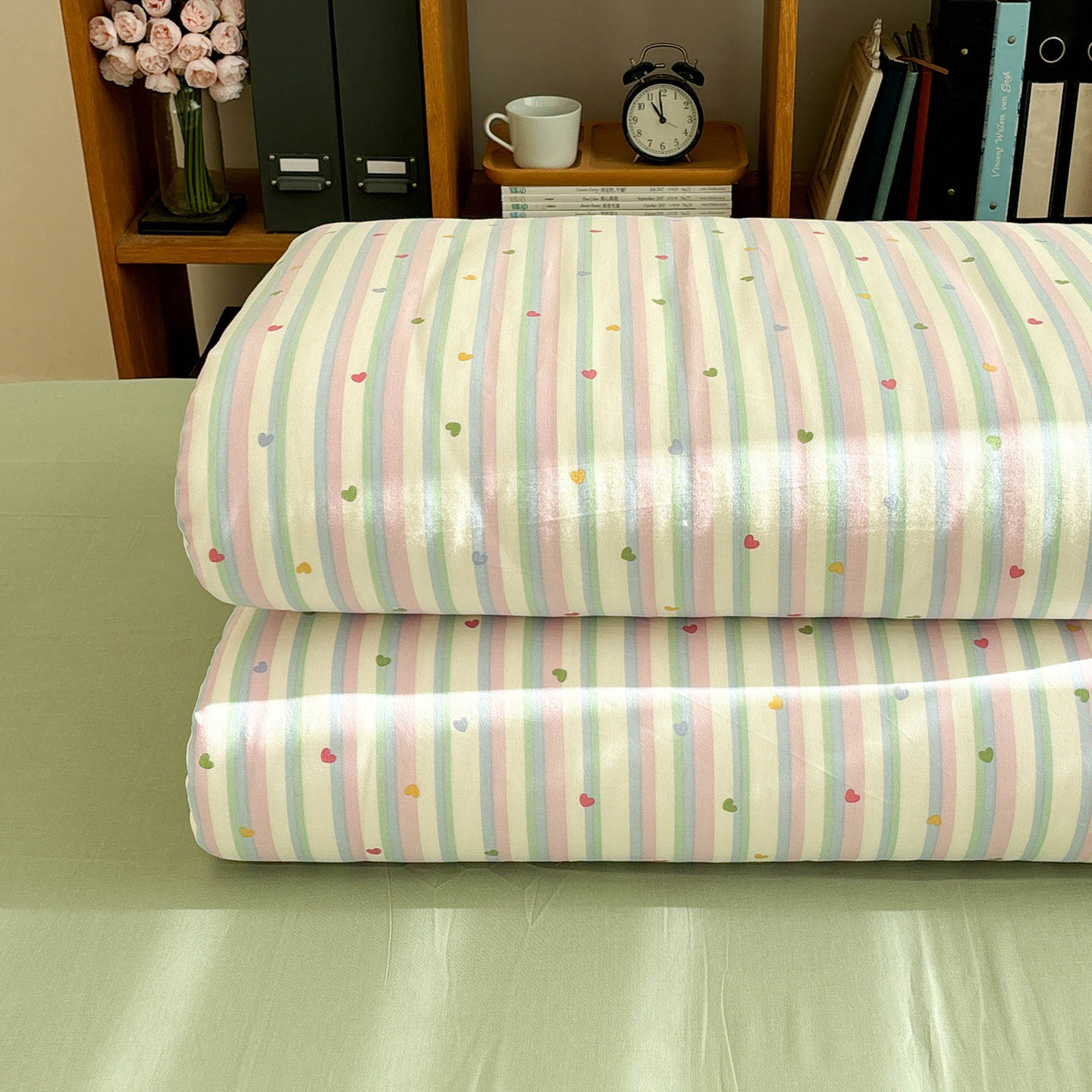 双层纱软心莓莓少女心纯棉被套单件150×200cm全棉双人被罩四季用,床上用品,被套,淘宝优惠券,粉丝福利购,淘宝优惠卷