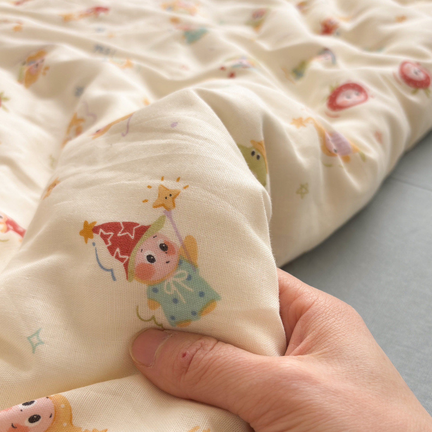 魔法星星A类双层纱全棉床单单件卡通纯棉被套超柔软可配三四件套