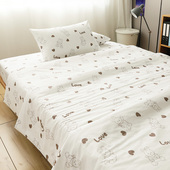 love小兔纯棉40支三4件套四季 床笠床单全棉亲肤被套可搭配3四件套