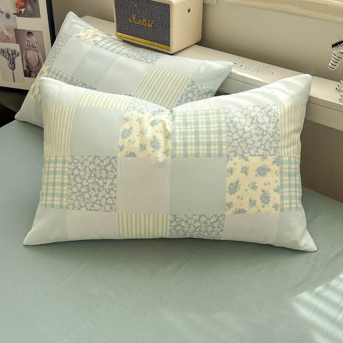 唐朝一只鱼全棉双层纱海盐枕套