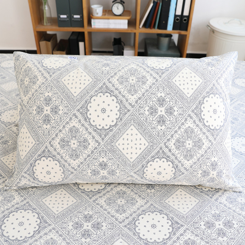 青花瓷纯棉枕套一对装48cmx74cm枕头内胆套装家用100全棉新款成人,床上用品,枕套,淘宝优惠券,粉丝福利购,淘宝优惠卷